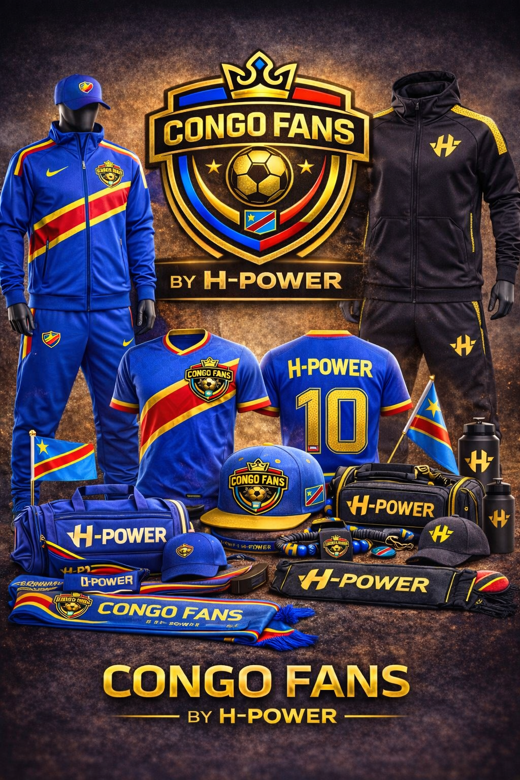 H-Power Congo Fan Pack 🇨🇩 (Premium Edition)